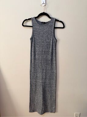 George Gray Sleeveless Ribbed Midi Dress
